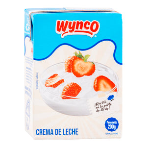 Crema de leche 200g winco
