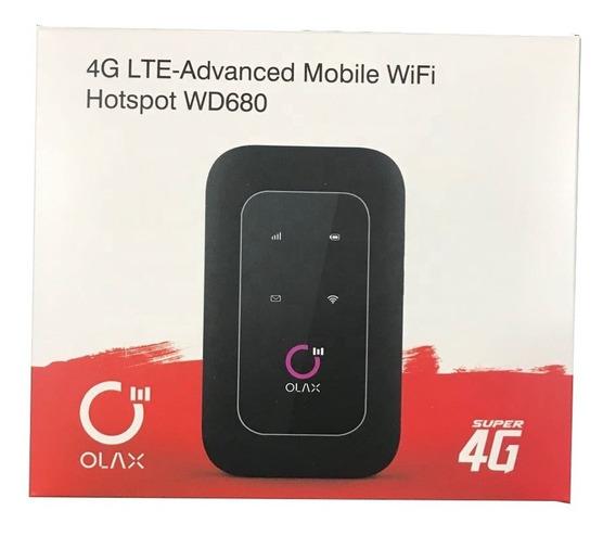 ROUTER WIFI PORTATIL OLAX 4G LTE WD680 (DIGITAL) - Domi Delivery