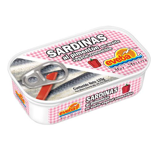 Sardina eveba con pimenton 125g - Domi Delivery