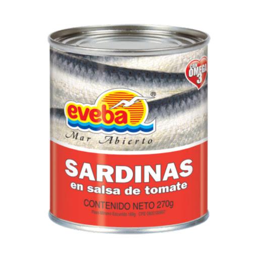 Sardina eveba tomate 270g - Domi Delivery