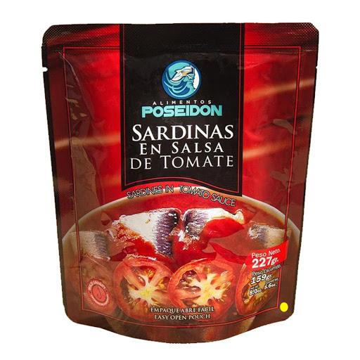 Sardinas Poseidon salsa de tomate 227g - Domi Delivery