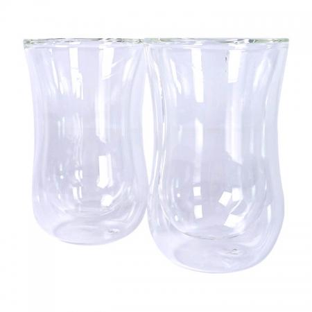 SET 2 PCS VASO DE VIDRIO PEQUEÑO DE 90ML - Domi Delivery