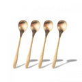 SET 4 CUCHARILLA DE TÉ ACERO DORADA MATE - Domi Delivery