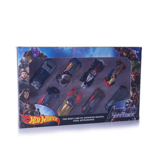 SET 8PZAS DE CARROS AVENGERS - Domi Delivery