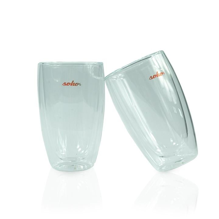 SET DE 2 VASOS DE VIDRIO DE 14OZ SOHO - Domi Delivery