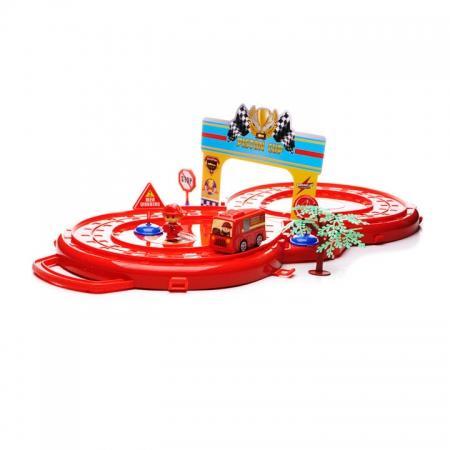 SET DE BOMBEROS CON PISTA Y ACCESORIOS - Domi Delivery