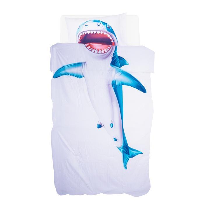 SET DE EDREDÓN 3PZAS INDIVIDUAL TIBURÓN - Domi Delivery