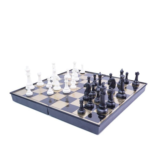 SET TABLERO 2 EN 1 CON PIEZAS DE AJEDREZ - Domi Delivery