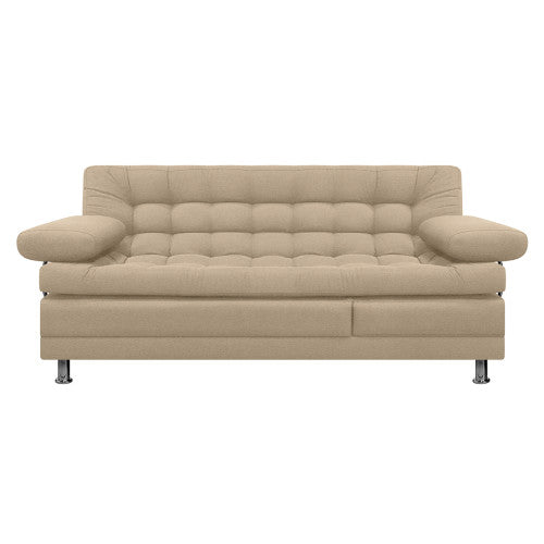 Sofá Cama Multifuncional beige tela