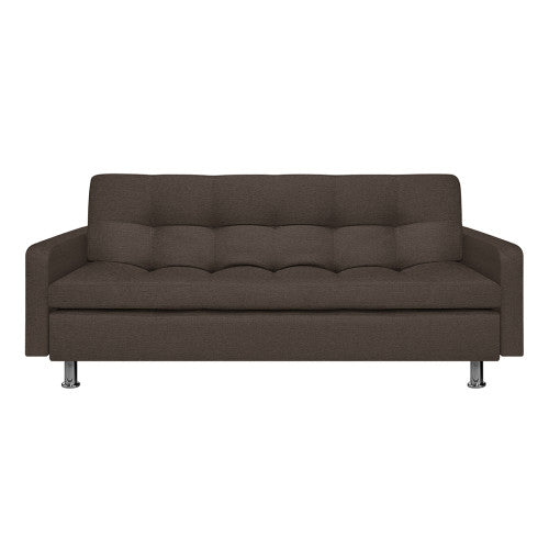 Sofá Cama Sophie tela cafe