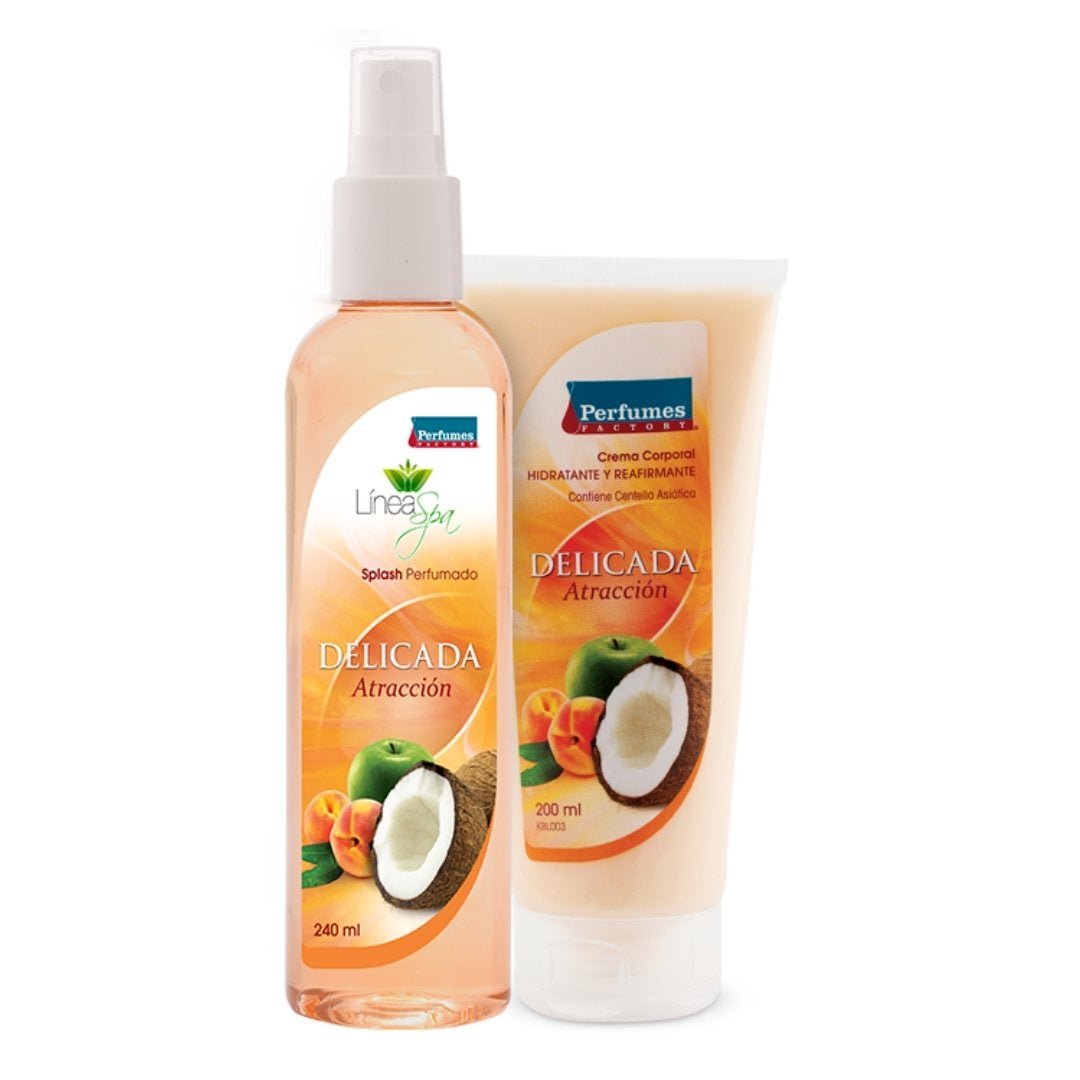 Splash y crema corporal Delicada atracción - Domi Delivery