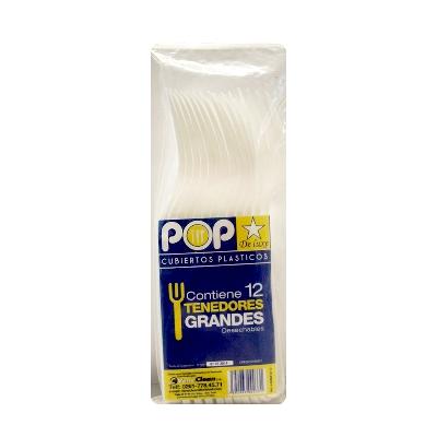 Tenedores Pop Deluxe Desechable Grande - Domi Delivery
