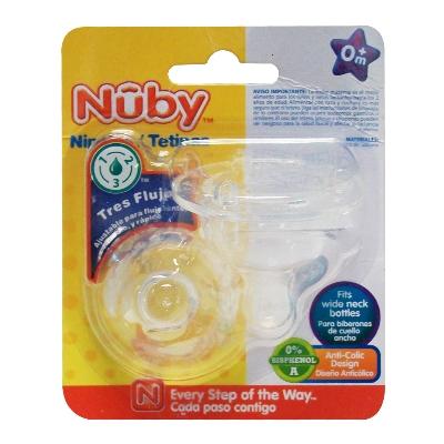 Tetina Nuby Ancha Flujo Variable + 0M - Domi Delivery