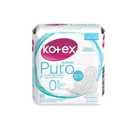 Toalla Sanitaria Kotex Puro Ultrafina 10u - Domi Delivery