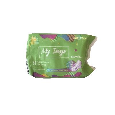 Toalla Sanitaria My Days Dia Algodon 8u - Domi Delivery