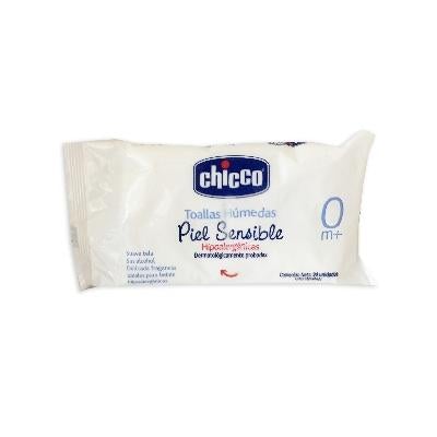 Toallas hum. Chicco Piel Sensible 24U - Domi Delivery