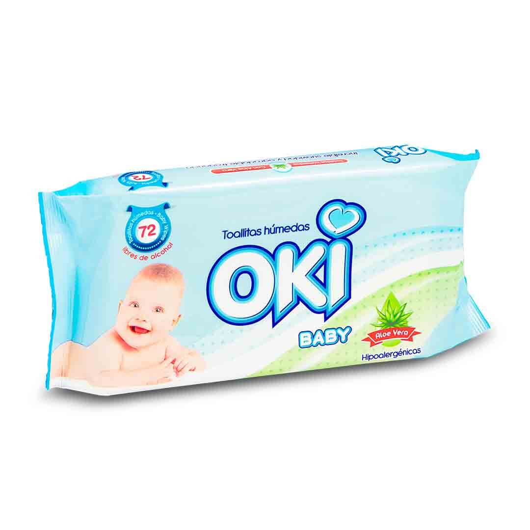 Toallas Humedas Oki Con Aloe 72u - Domi Delivery