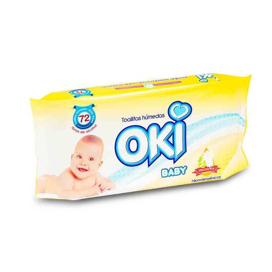 Toallas Humedas Oki Con Manzanilla 72u - Domi Delivery