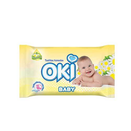 Toallas Humedas Oki Manzanilla 15u - Domi Delivery
