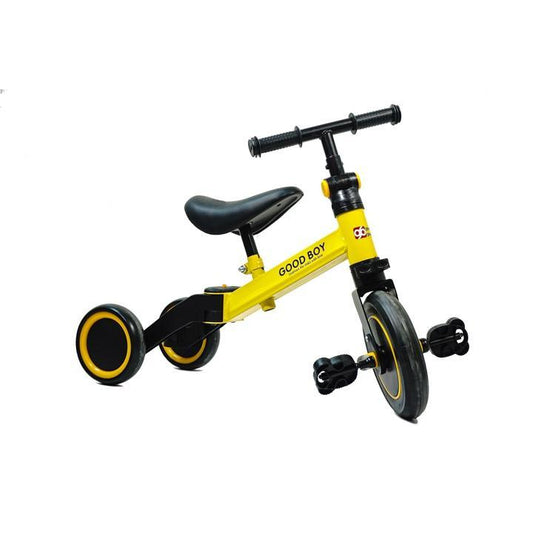 TRICICLO PARA NIÑOS CON RUEDA AMARILLO - Domi Delivery