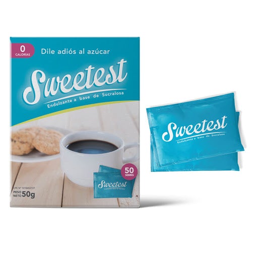 Edulcorante Sweetest Caja 50 Sob