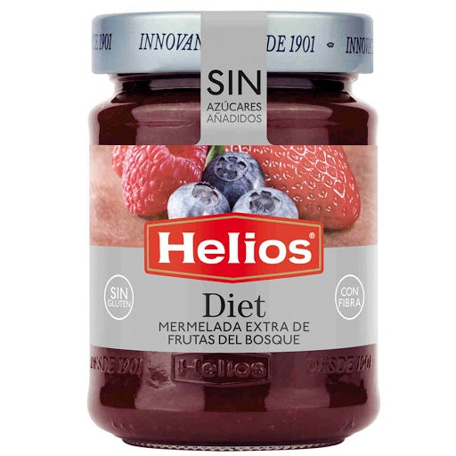 Mermelada Sin Azucar Helios Frutas Del Bosque Diet 280G