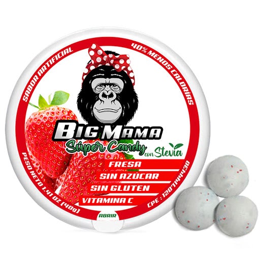 Caramelo Sin Azucar Fresa 40G