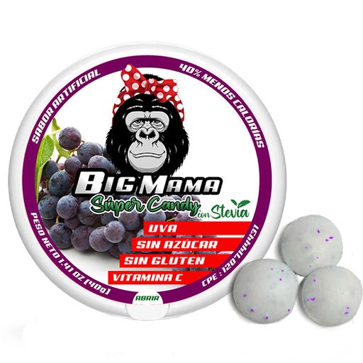 Caramelo Sin Azucar Uva 40G