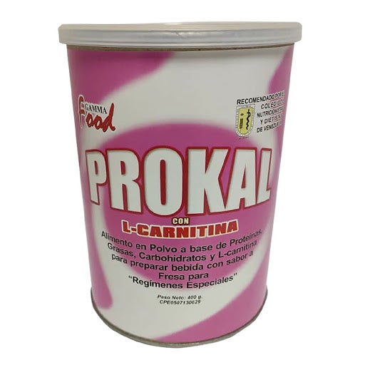 Suplemento Nutricional Prokal L-Carnitina Fresa 400G