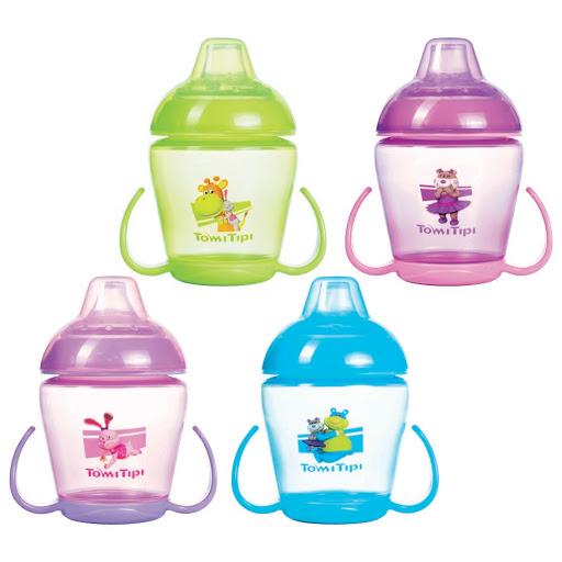 Vaso Tomi Tipi Antiderrame Con Asa Y Boquilla Suave - Domi Delivery