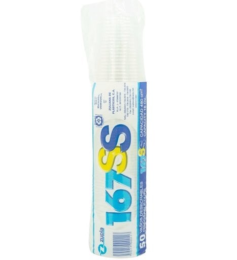 Vasos Zupla Plasticos 16oz 50U - Domi Delivery