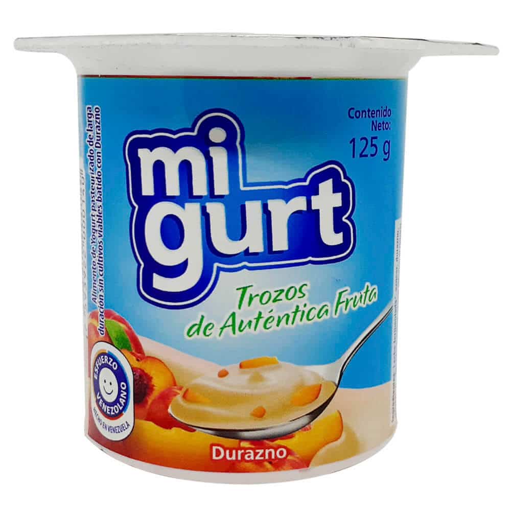 Yogurt Migurt Fruta Durazno 125G - Domi Delivery