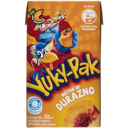 Yuky-Pak Durazno 250Ml - Domi Delivery